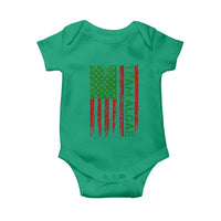 Team Algae Baby Onesie Funny Make Algae Great Again American Flag Political Meme