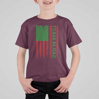 Team Algae T Shirt For Kid Funny Make Algae Great Again American Flag Political Meme