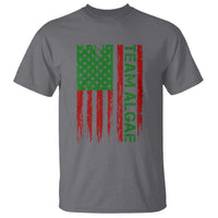 Team Algae T Shirt Funny Make Algae Great Again American Flag Political Meme