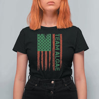 Team Algae T Shirt For Women Funny Make Algae Great Again American Flag Political Meme