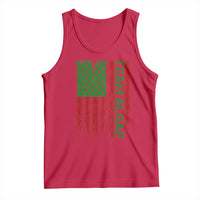 Team Algae Tank Top Funny Make Algae Great Again American Flag Political Meme