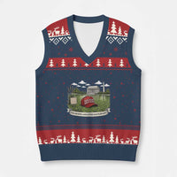 Make Algae Great Again V-Neck Knit Sweater Vest Funny Political Satire Humor