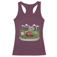 Make Algae Great Again Racerback Tank Top Funny Political Satire Humor