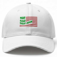 Make Algae Great Again Baseball Cap Funny Political Satire American Flag Meme