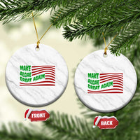 Make Algae Great Again Ceramic Ornament Funny Political Satire American Flag Meme