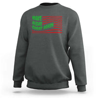 Make Algae Great Again Sweatshirt Funny Political Satire American Flag Meme