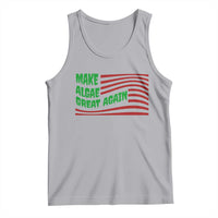 Make Algae Great Again Tank Top Funny Political Satire American Flag Meme