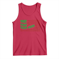 Make Algae Great Again Tank Top Funny Political Satire American Flag Meme