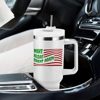 Make Algae Great Again Tumbler With Handle Funny Political Satire American Flag Meme