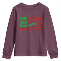Make Algae Great Again Youth Sweatshirt Funny Political Satire American Flag Meme
