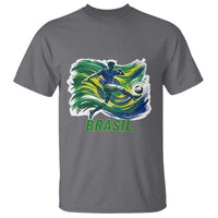 Brazil Soccer Fan T Shirt Brasil Flag Football Game Day Supporter