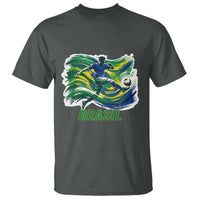 Brazil Soccer Fan T Shirt Brasil Flag Football Game Day Supporter