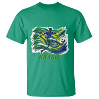 Brazil Soccer Fan T Shirt Brasil Flag Football Game Day Supporter