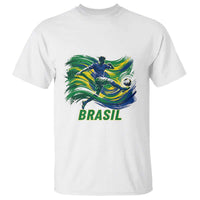 Brazil Soccer Fan T Shirt Brasil Flag Football Game Day Supporter