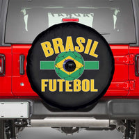 Brazil Soccer Football Fan Brasil Flag Spare Tire Cover