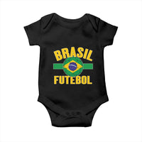 Brazil Soccer Football Fan Brasil Flag Baby Onesie