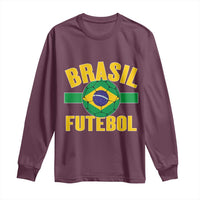 Brazil Soccer Football Fan Brasil Flag Long Sleeve Shirt