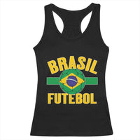 Brazil Soccer Football Fan Brasil Flag Racerback Tank Top
