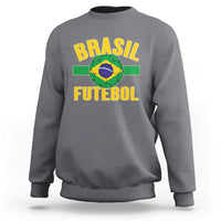 Brazil Soccer Football Fan Brasil Flag Sweatshirt