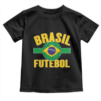 Brazil Soccer Football Fan Brasil Flag Toddler T Shirt