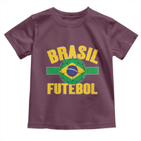 Brazil Soccer Football Fan Brasil Flag Toddler T Shirt