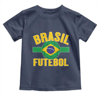 Brazil Soccer Football Fan Brasil Flag Toddler T Shirt