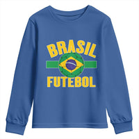 Brazil Soccer Football Fan Brasil Flag Youth Sweatshirt