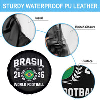 Brasil Flag Brazil Soccer Football Fan Spare Tire Cover