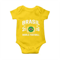 Brasil Flag Brazil Soccer Football Fan Baby Onesie