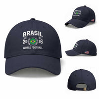 Brasil Flag Brazil Soccer Football Fan Baseball Cap