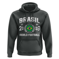 Brasil Flag Brazil Soccer Football Fan Hoodie