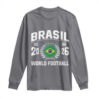 Brasil Flag Brazil Soccer Football Fan Long Sleeve Shirt