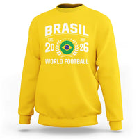 Brasil Flag Brazil Soccer Football Fan Sweatshirt