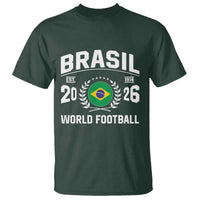Brasil Flag Brazil Soccer Football Fan T Shirt