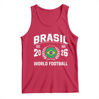 Brasil Flag Brazil Soccer Football Fan Tank Top