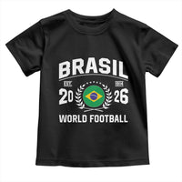 Brasil Flag Brazil Soccer Football Fan Toddler T Shirt