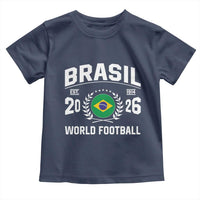 Brasil Flag Brazil Soccer Football Fan Toddler T Shirt