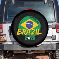 Brazil Soccer Fan Brasil Flag Spare Tire Cover Brazilian Football Game Day Supporter