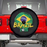 Brazil Soccer Fan Brasil Flag Spare Tire Cover Brazilian Football Game Day Supporter