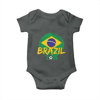 Brazil Soccer Fan Brasil Flag Baby Onesie Brazilian Football Game Day Supporter