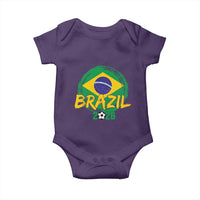Brazil Soccer Fan Brasil Flag Baby Onesie Brazilian Football Game Day Supporter