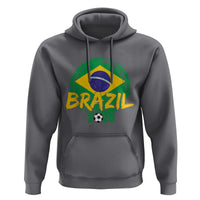 Brazil Soccer Fan Brasil Flag Hoodie Brazilian Football Game Day Supporter