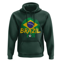 Brazil Soccer Fan Brasil Flag Hoodie Brazilian Football Game Day Supporter