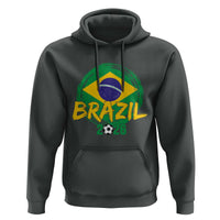 Brazil Soccer Fan Brasil Flag Hoodie Brazilian Football Game Day Supporter