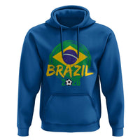 Brazil Soccer Fan Brasil Flag Hoodie Brazilian Football Game Day Supporter
