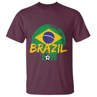Brazil Soccer Fan Brasil Flag T Shirt Brazilian Football Game Day Supporter