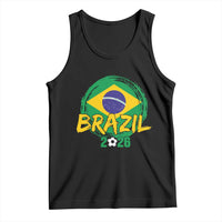 Brazil Soccer Fan Brasil Flag Tank Top Brazilian Football Game Day Supporter