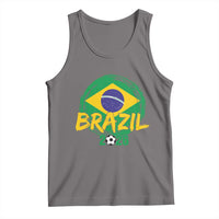 Brazil Soccer Fan Brasil Flag Tank Top Brazilian Football Game Day Supporter