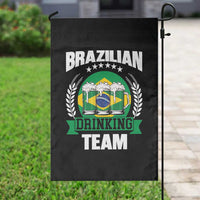 Brazil Drinking Team Garden Flag Funny Brazilian Flag Beer Party Gift