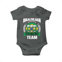 Brazil Drinking Team Baby Onesie Funny Brazilian Flag Beer Party Gift